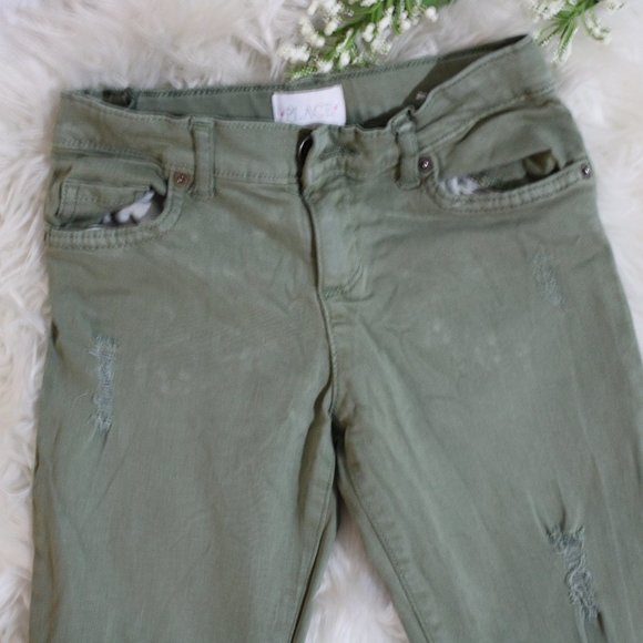 Children's Place Girls Distress Skinny Leggings - Picture 7 of 13